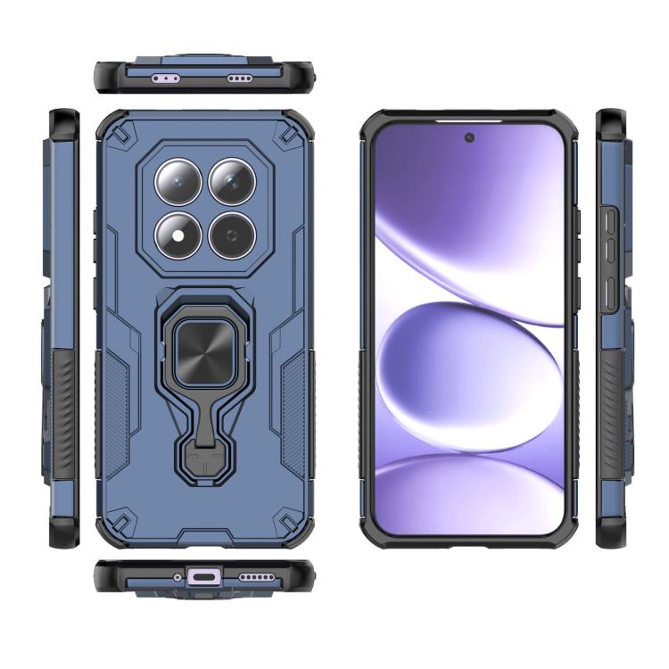 For Redmi Note 15 Pro 5G Global 163.6mm Metal Kickstand TPU Hybrid PC Phone Case