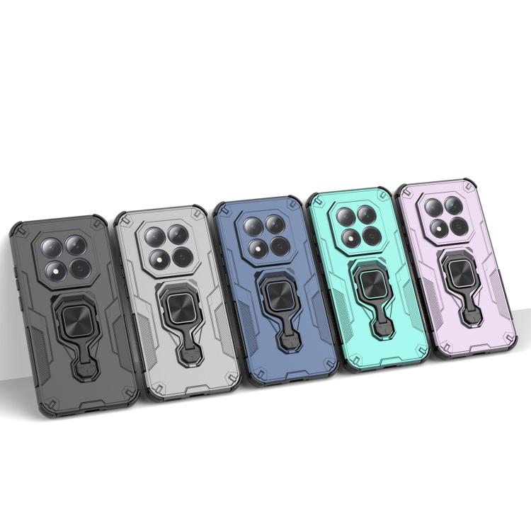 For Redmi Note 15 Pro 5G Global 163.6mm Metal Kickstand TPU Hybrid PC Phone Case