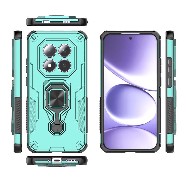 For Redmi Note 15 Pro 5G Global 163.6mm Metal Kickstand TPU Hybrid PC Phone Case