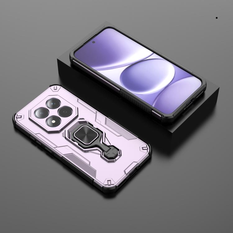 For Redmi Note 15 Pro 5G Global 163.6mm Metal Kickstand TPU Hybrid PC Phone Case