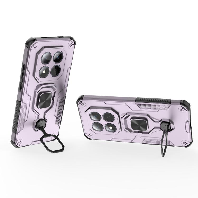 For Redmi Note 15 Pro 5G Global 163.6mm Metal Kickstand TPU Hybrid PC Phone Case