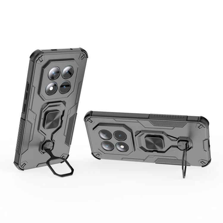 For Redmi Note 15 Pro+ 5G 163.3mm Metal Kickstand TPU Hybrid PC Phone Case