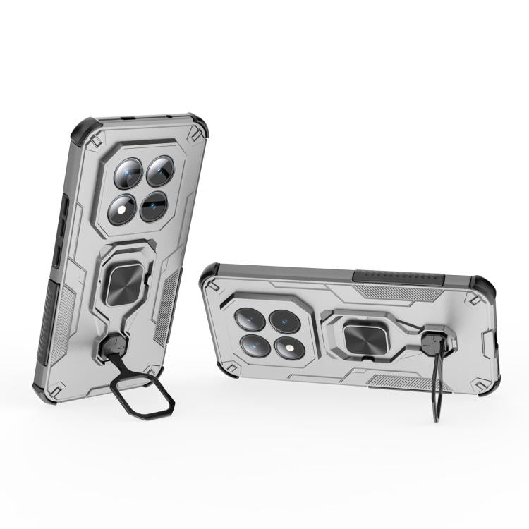 For Redmi Note 15 Pro+ 5G 163.3mm Metal Kickstand TPU Hybrid PC Phone Case