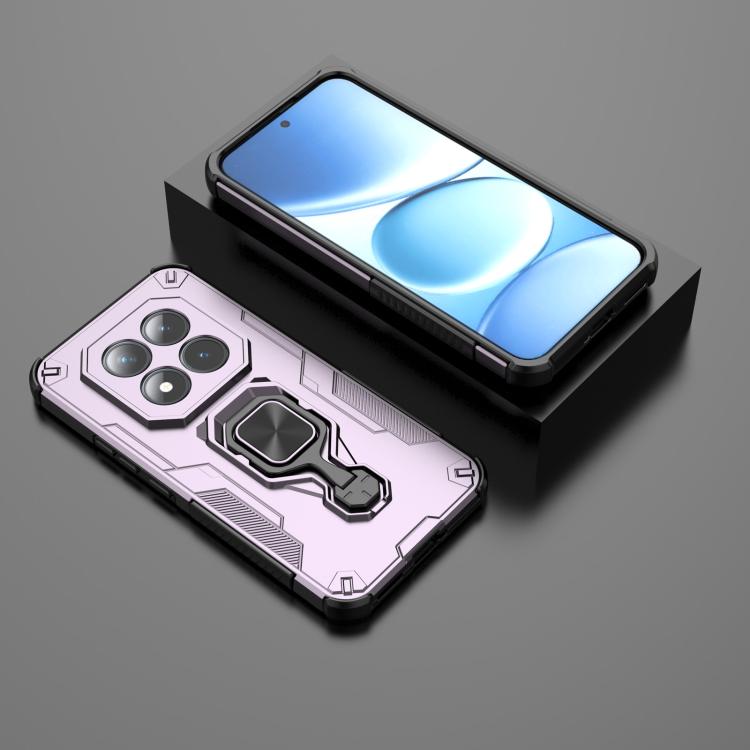For Redmi Note 15 Pro+ 5G 163.3mm Metal Kickstand TPU Hybrid PC Phone Case