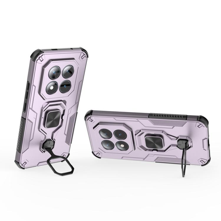 For Redmi Note 15 Pro+ 5G 163.3mm Metal Kickstand TPU Hybrid PC Phone Case
