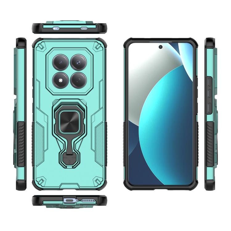 For Redmi Note 15 Pro 4G Global 163.2mm Metal Kickstand TPU Hybrid PC Phone Case