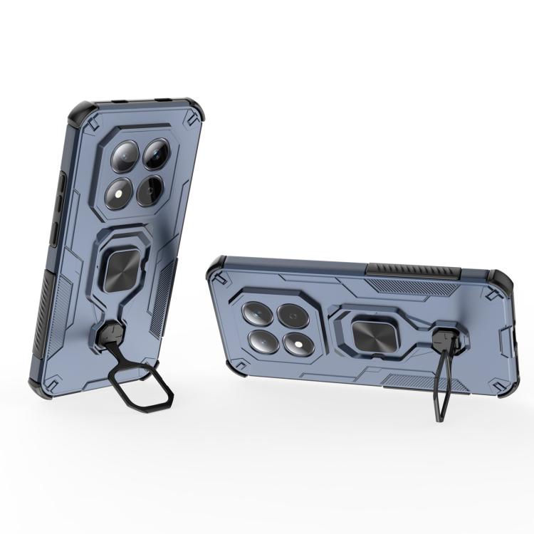 For Redmi Note 15 Pro 4G Global 163.2mm Metal Kickstand TPU Hybrid PC Phone Case
