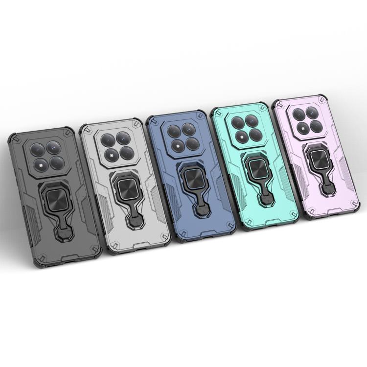 For Redmi Note 15 Pro 4G Global 163.2mm Metal Kickstand TPU Hybrid PC Phone Case