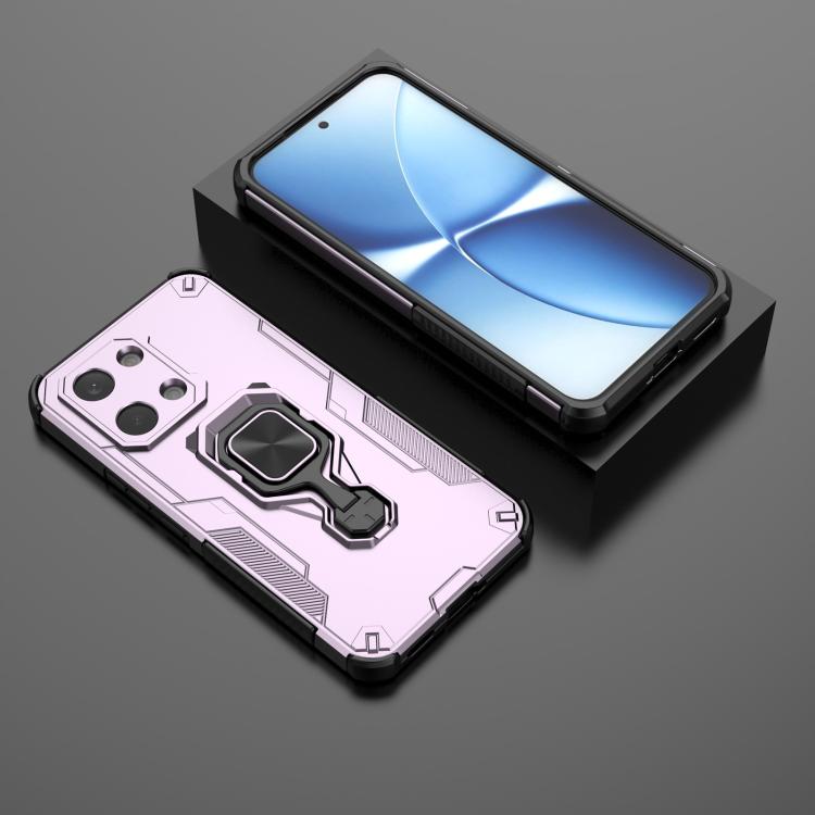 For Redmi Turbo 5 Max / Poco X8 Pro Max Metal Kickstand TPU Hybrid PC Phone Case
