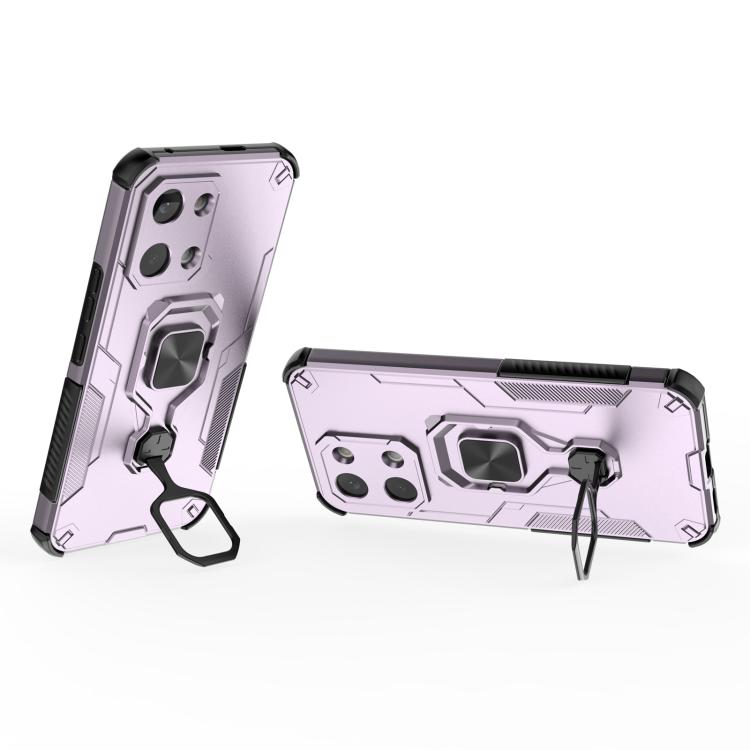For Redmi Turbo 5 Max / Poco X8 Pro Max Metal Kickstand TPU Hybrid PC Phone Case