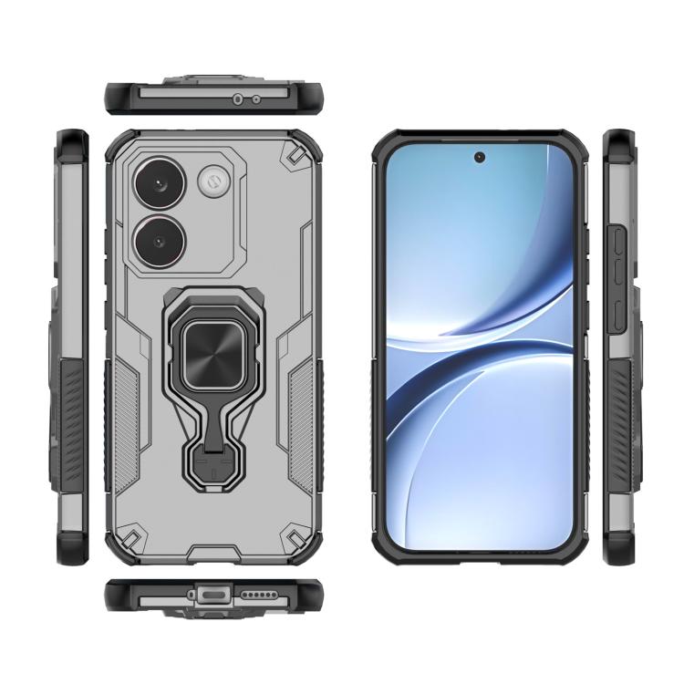 For Redmi Turbo 5 / Poco X8 Pro 5G Metal Kickstand TPU Hybrid PC Phone Case