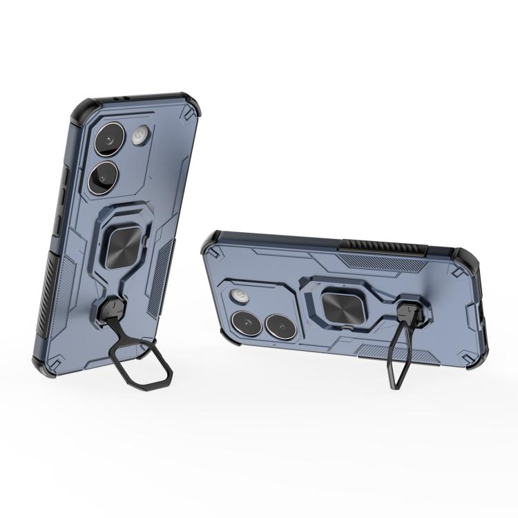 For Redmi Turbo 5 / Poco X8 Pro 5G Metal Kickstand TPU Hybrid PC Phone Case