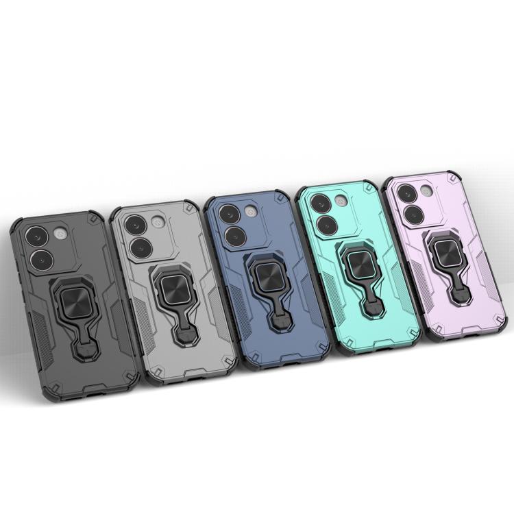 For Redmi Turbo 5 / Poco X8 Pro 5G Metal Kickstand TPU Hybrid PC Phone Case