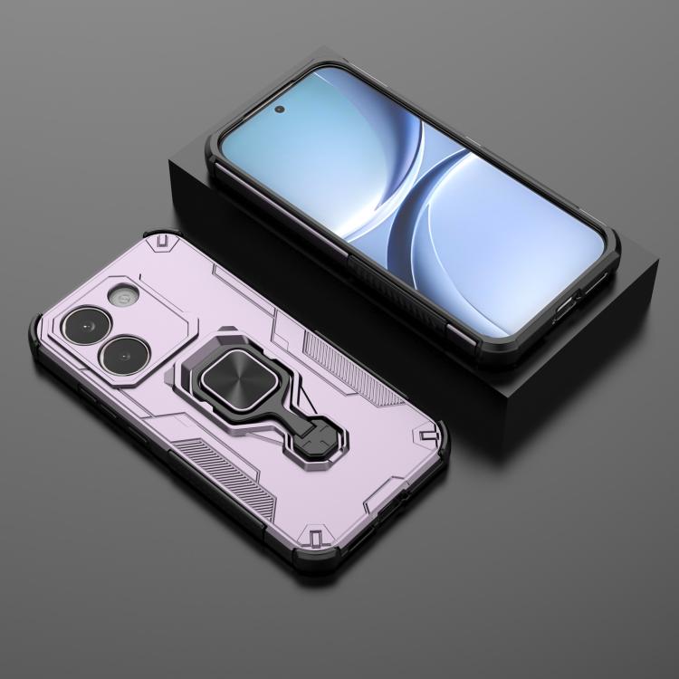 For Redmi Turbo 5 / Poco X8 Pro 5G Metal Kickstand TPU Hybrid PC Phone Case