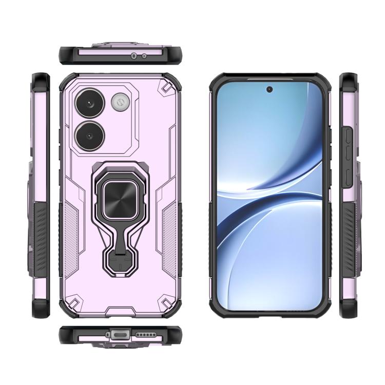 For Redmi Turbo 5 / Poco X8 Pro 5G Metal Kickstand TPU Hybrid PC Phone Case