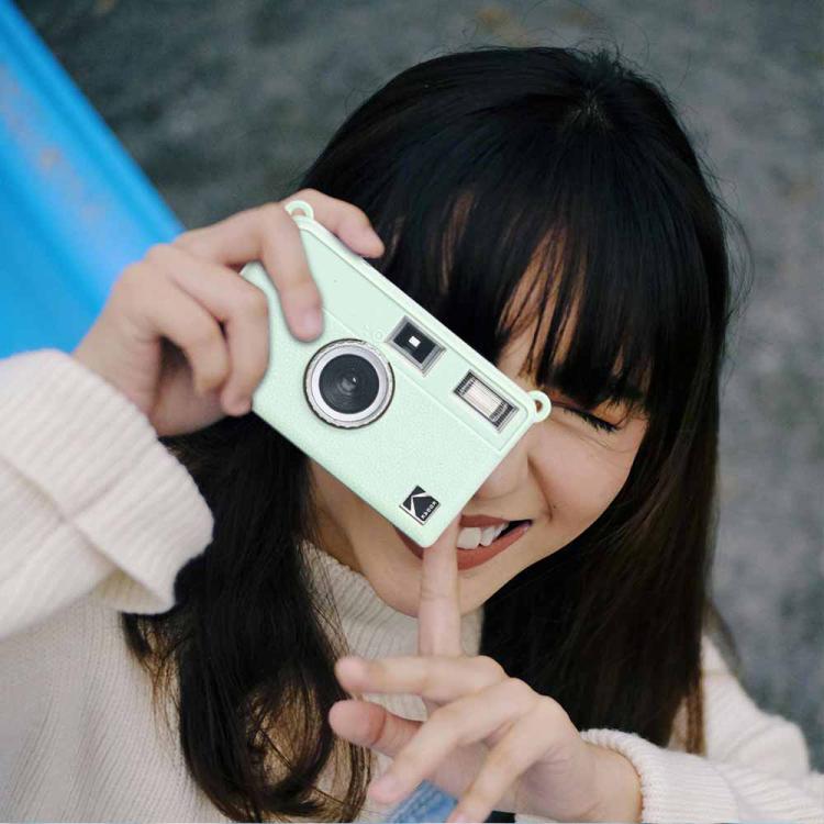 For Kodak EKTAR H35 Litchi Texture Soft Silicone Protective Case