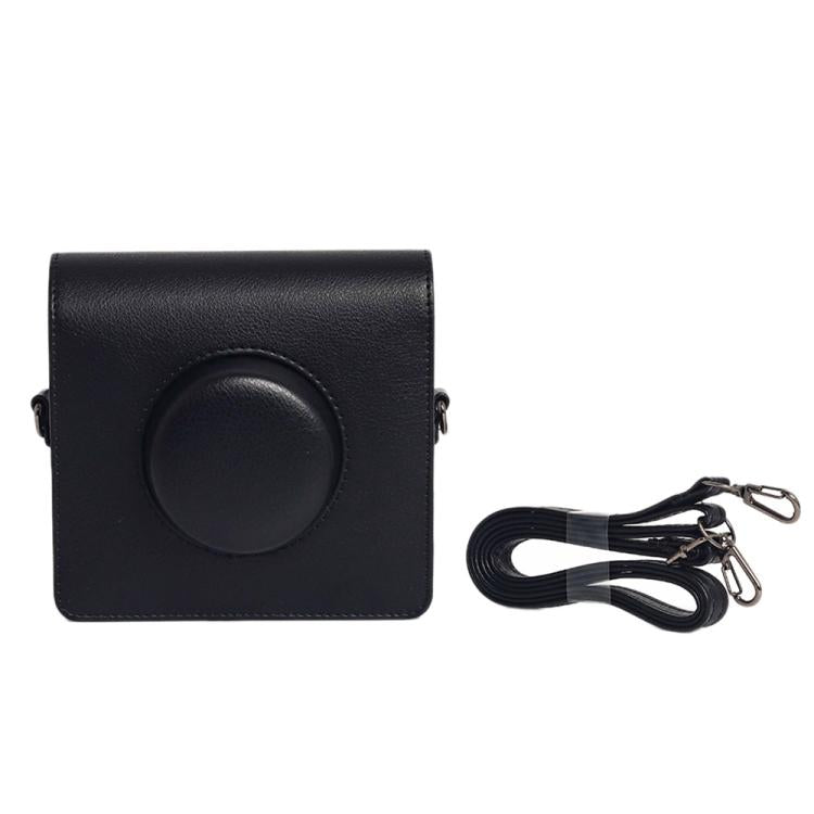 For FUJIFILM instax WIDE Evo Full Body Leather Camera Case Bag with Strap