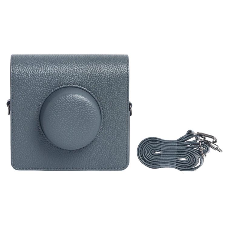 For FUJIFILM instax WIDE Evo Full Body Leather Camera Case Bag with Strap