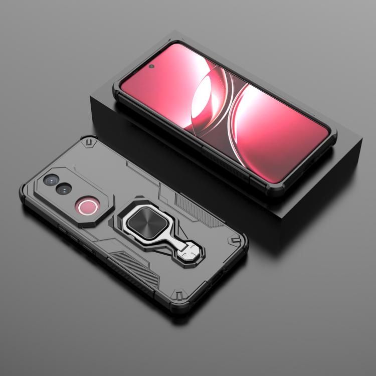 For vivo V50 Metal Kickstand TPU Hybrid PC Phone Case