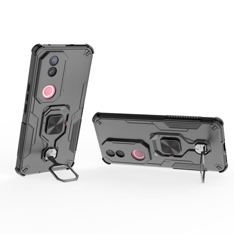 For vivo V50 Metal Kickstand TPU Hybrid PC Phone Case