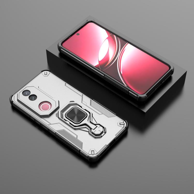 For vivo V50 Metal Kickstand TPU Hybrid PC Phone Case