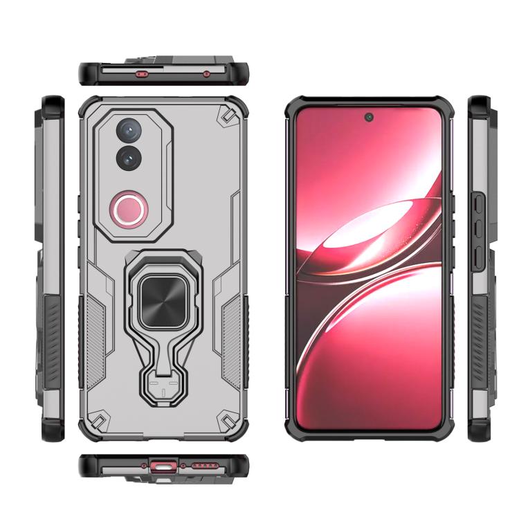 For vivo V50 Metal Kickstand TPU Hybrid PC Phone Case