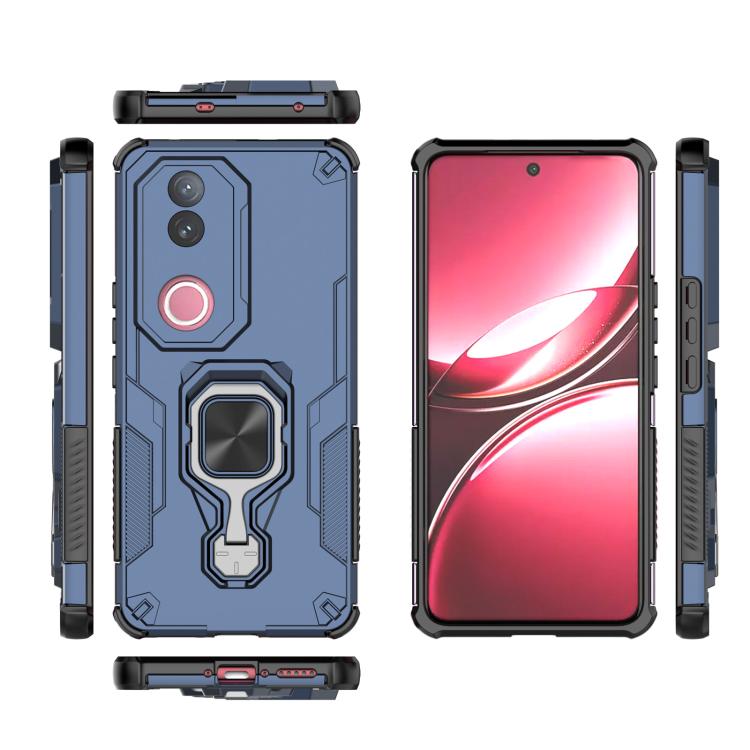 For vivo V50 Metal Kickstand TPU Hybrid PC Phone Case