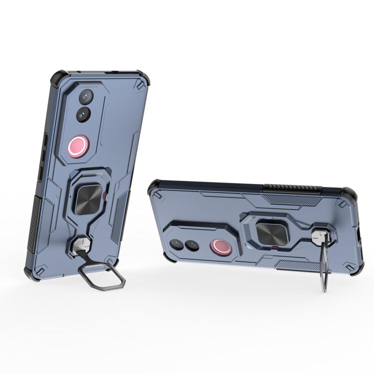 For vivo V50 Metal Kickstand TPU Hybrid PC Phone Case