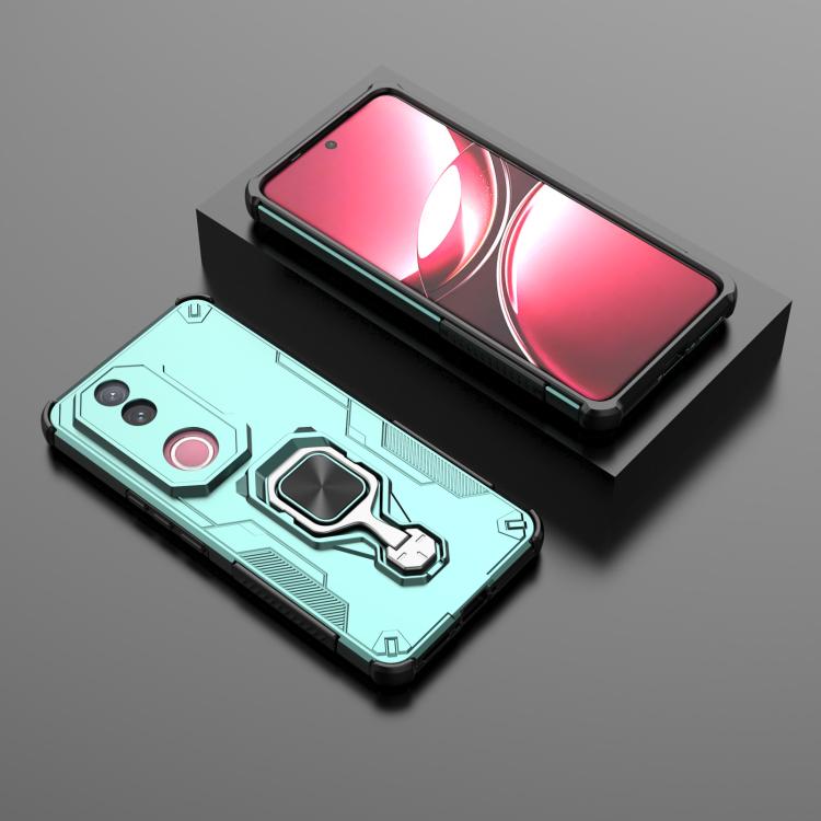 For vivo V50 Metal Kickstand TPU Hybrid PC Phone Case