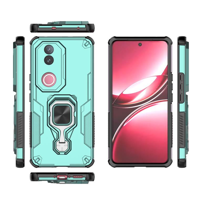 For vivo V50 Metal Kickstand TPU Hybrid PC Phone Case