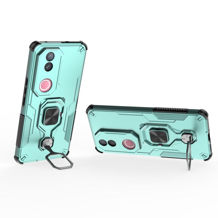 For vivo V50 Metal Kickstand TPU Hybrid PC Phone Case