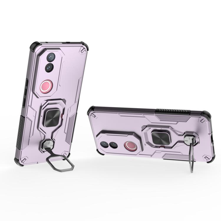 For vivo V50 Metal Kickstand TPU Hybrid PC Phone Case