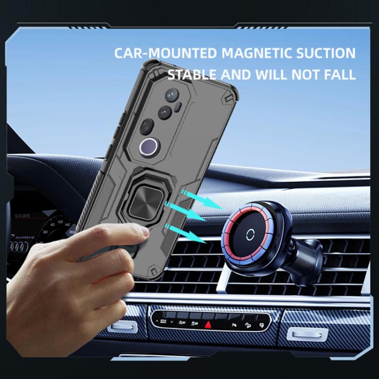 For vivo S20 Pro Metal Kickstand TPU Hybrid PC Phone Case