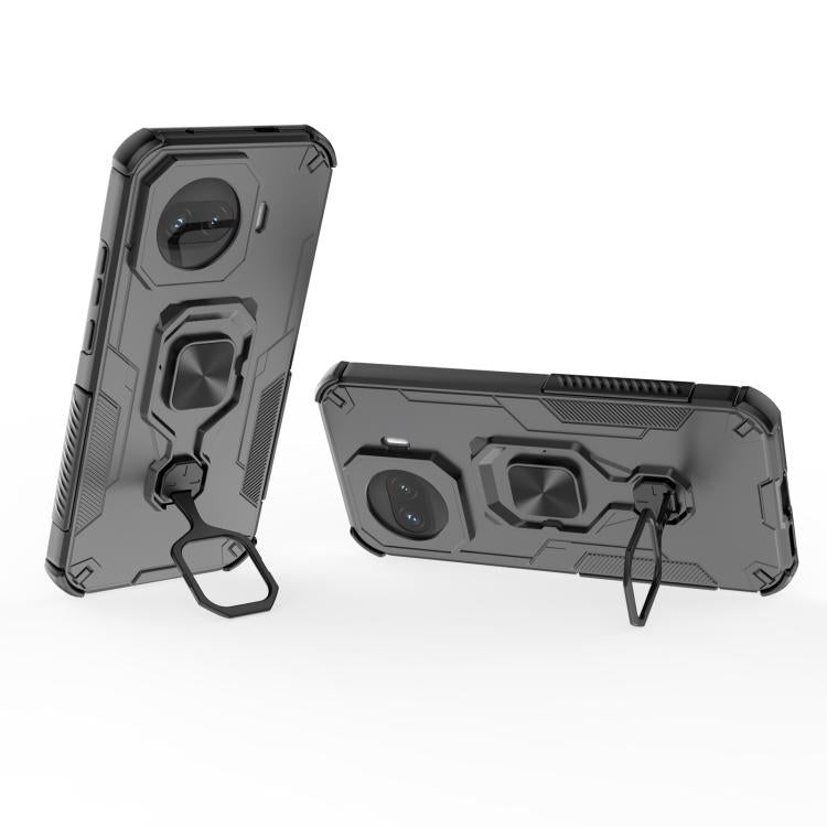 For vivo iQOO Z11 Turbo Metal Kickstand TPU Hybrid PC Phone Case
