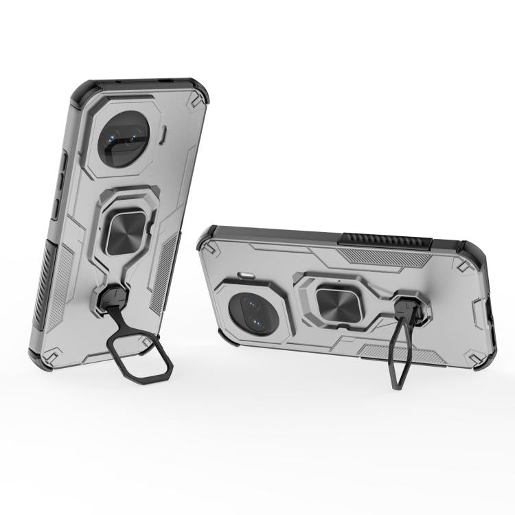 For vivo iQOO Z11 Turbo Metal Kickstand TPU Hybrid PC Phone Case