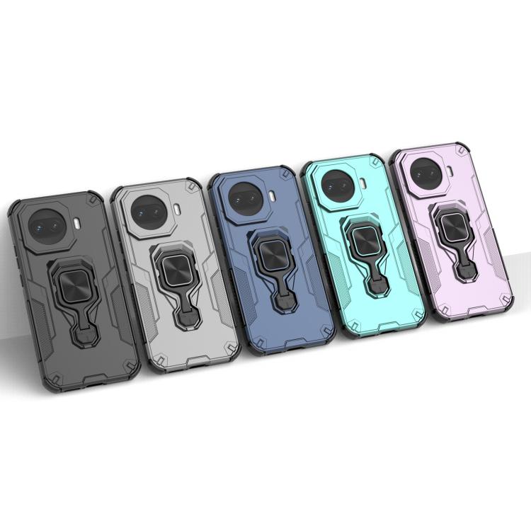 For vivo iQOO Z11 Turbo Metal Kickstand TPU Hybrid PC Phone Case