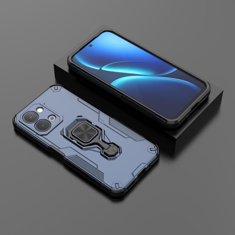 For vivo iQOO Z11x 5G India Metal Kickstand TPU Hybrid PC Phone Case