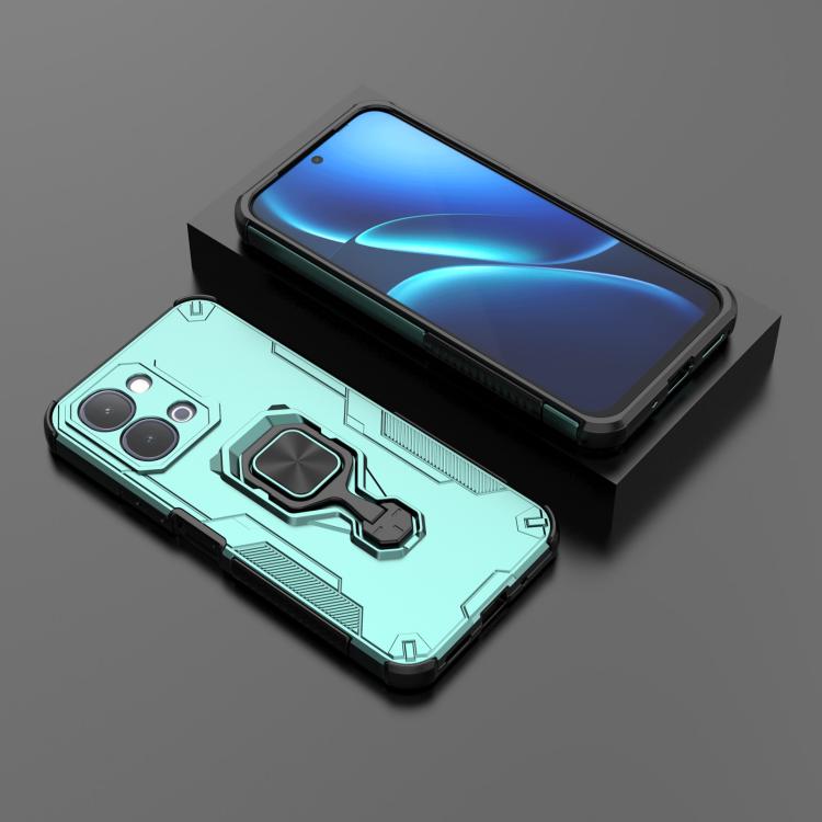 For vivo iQOO Z11x 5G India Metal Kickstand TPU Hybrid PC Phone Case