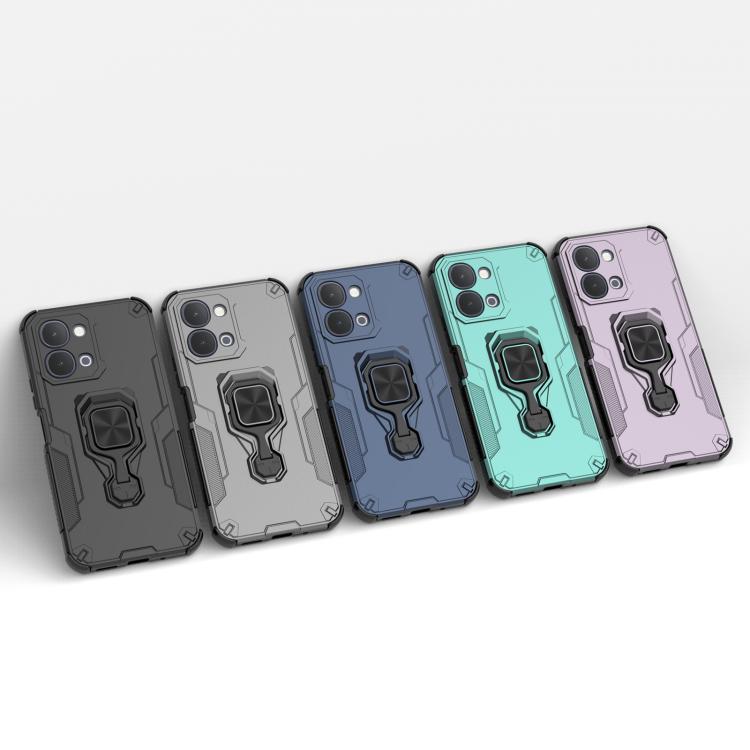 For vivo iQOO Z11x 5G India Metal Kickstand TPU Hybrid PC Phone Case
