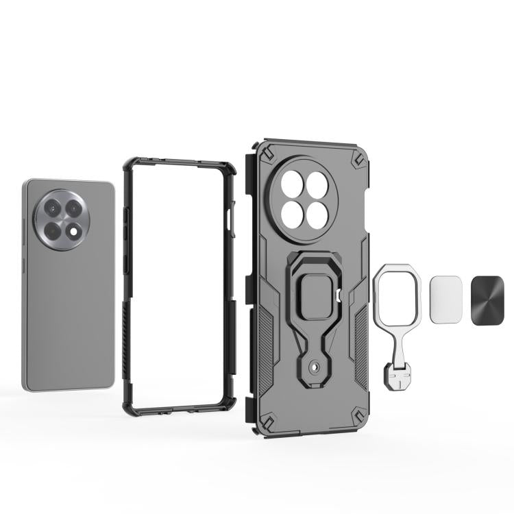 For OnePlus Ace 5 / 5 Pro Metal Kickstand TPU Hybrid PC Phone Case