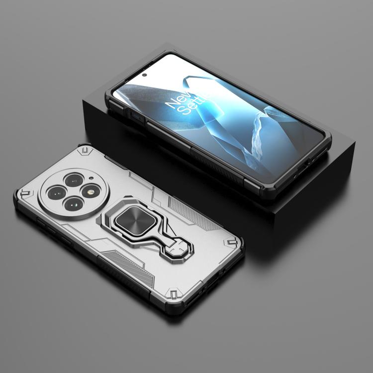 For OnePlus 13 Metal Kickstand TPU Hybrid PC Phone Case