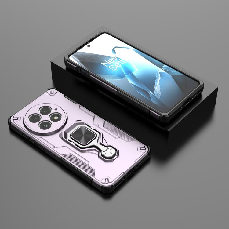 For OnePlus 13 Metal Kickstand TPU Hybrid PC Phone Case
