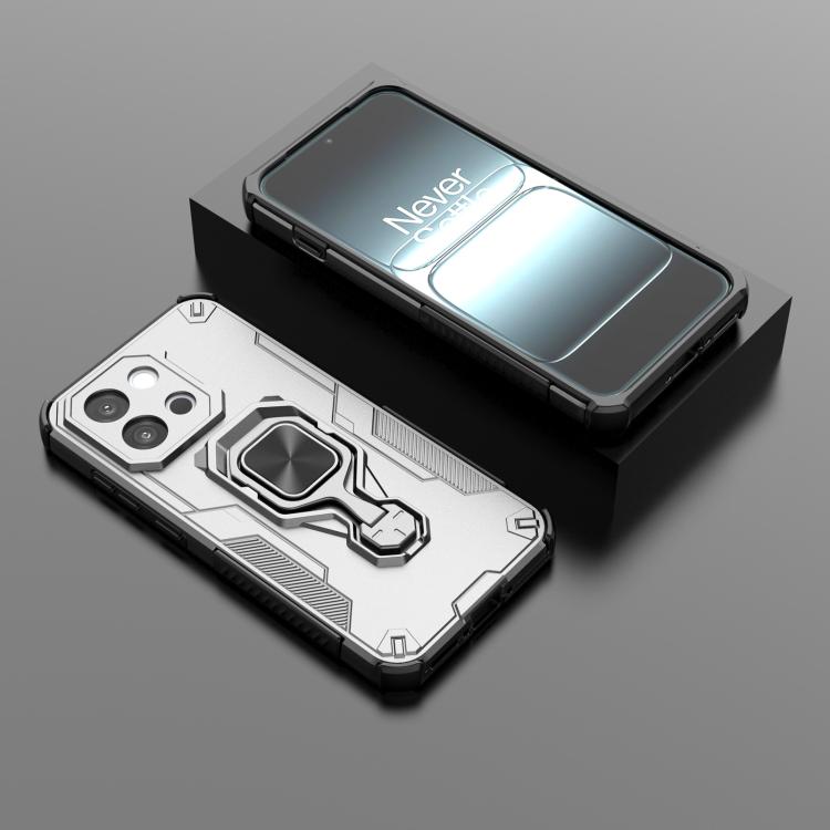 For OnePlus 13T Metal Kickstand TPU Hybrid PC Phone Case
