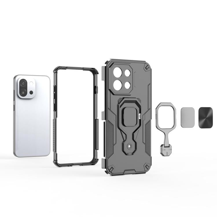 For OnePlus 13T Metal Kickstand TPU Hybrid PC Phone Case