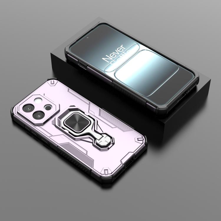 For OnePlus 13T Metal Kickstand TPU Hybrid PC Phone Case