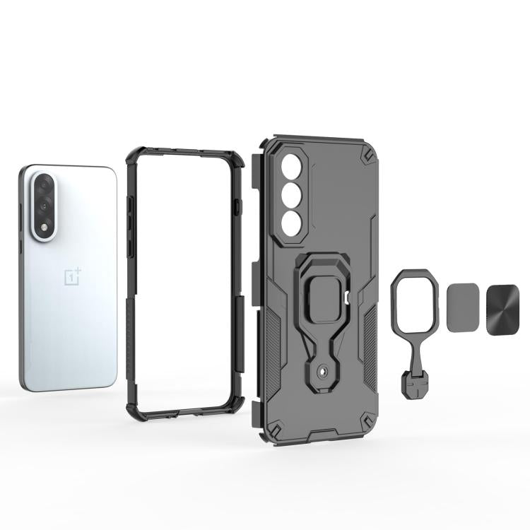 For OnePlus Ace 5 Ultra / Nord 5 Metal Kickstand TPU Hybrid PC Phone Case