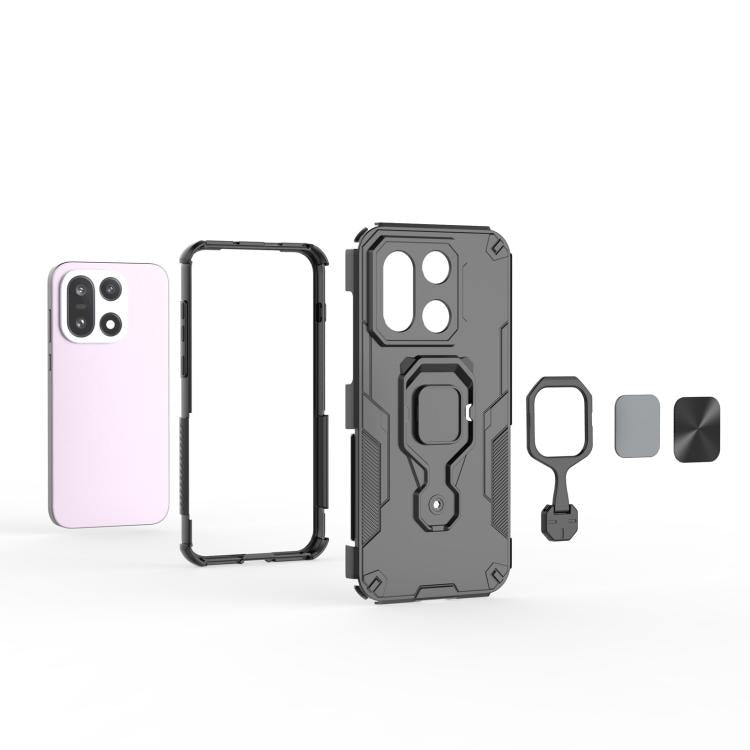 For OnePlus 15 Metal Kickstand TPU Hybrid PC Phone Case