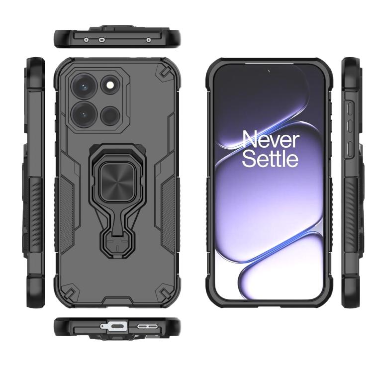 For OnePlus Turbo 6 Metal Kickstand TPU Hybrid PC Phone Case
