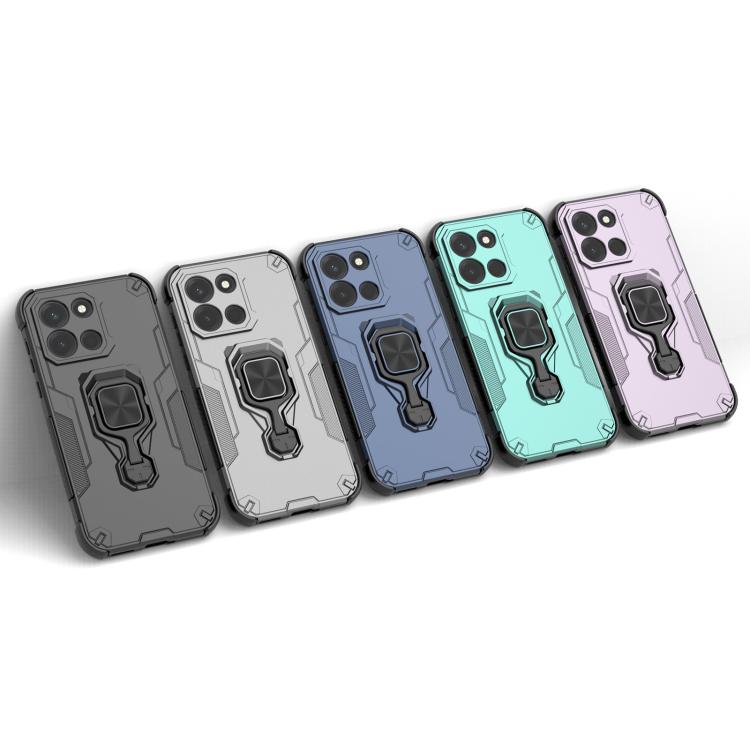 For OnePlus Turbo 6 Metal Kickstand TPU Hybrid PC Phone Case