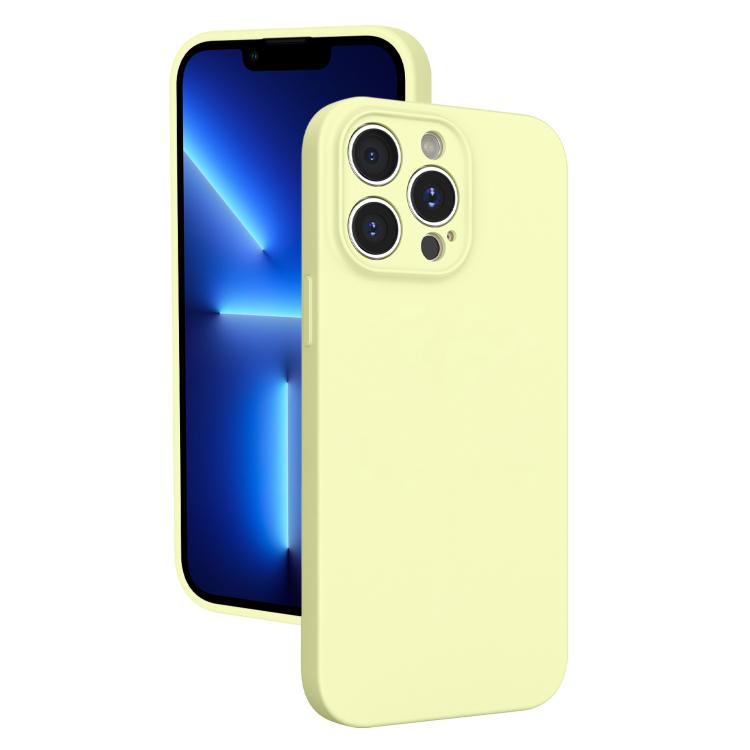 For iPhone 13 Pro Fine Hole Liquid Silicone Phone Case